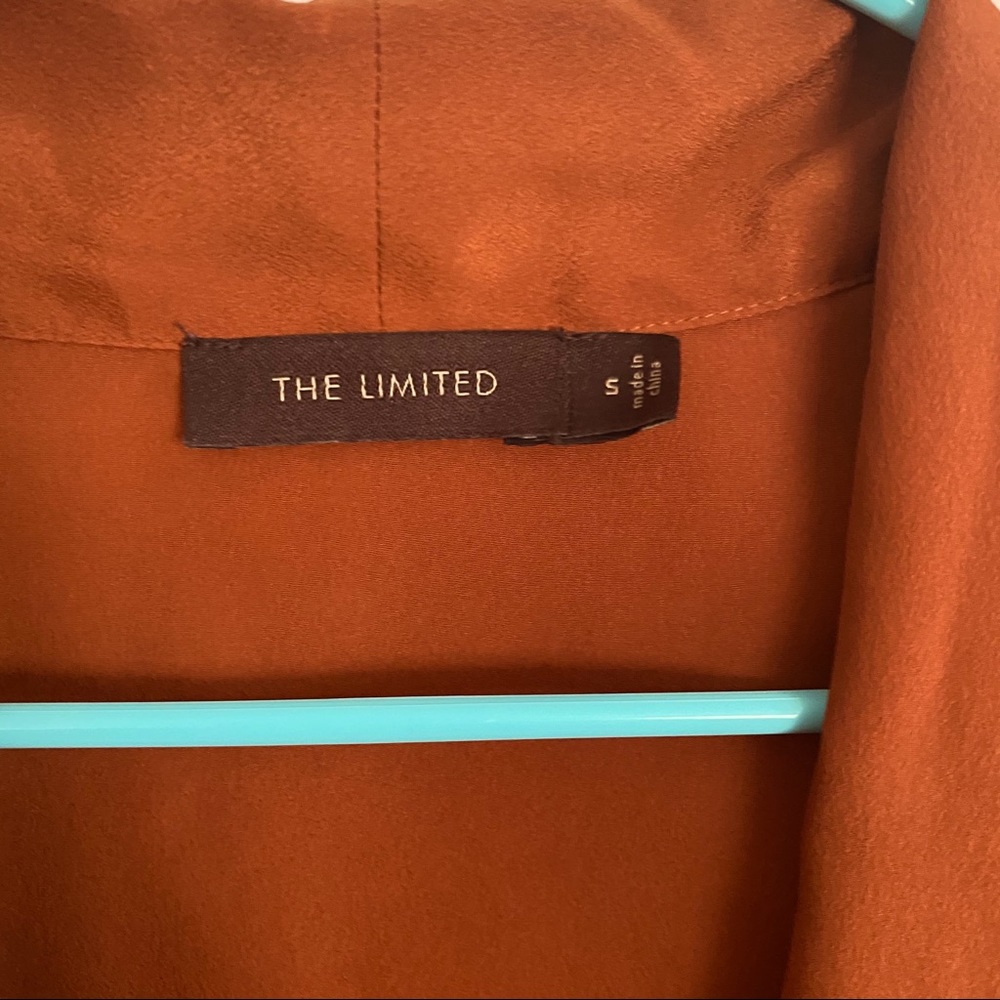 Rust Wrap Blouse - Picture 4 of 5